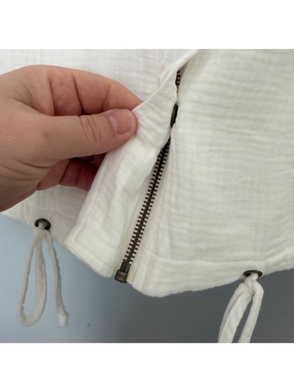 RAILS collins gauze jacket in white size XS - Picture 5 of 9